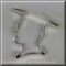 4.25" Graduation Boy Metal Cookie Cutter NA8016 product 1
